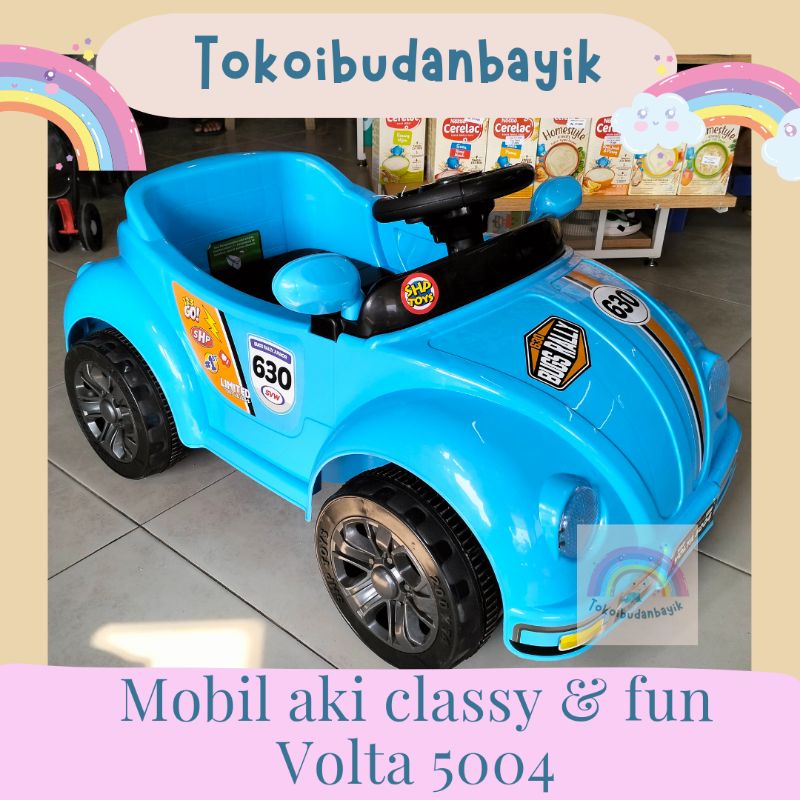 READY MOBIL AKI CLACCY &amp; FUN VOLTA 5004/MAINAN ANAK MOBIL