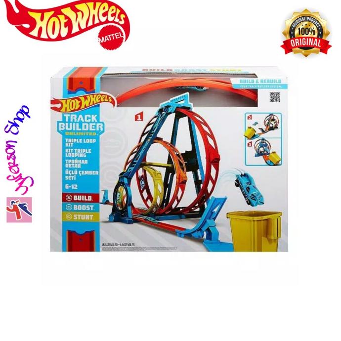 Hot Wheels Track Builder Triple Loop Kit