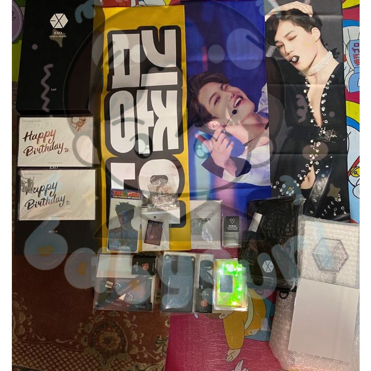 [Ready] merch KPop Exo wallet card elyxion Chanyeol dan d.o exo