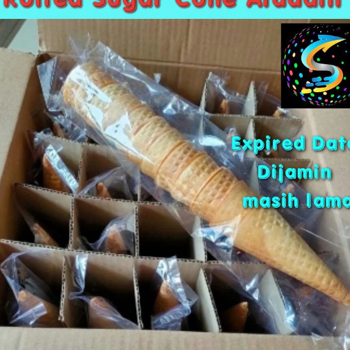 

❄️ READY STOK ❄️ Premium Rolled Sugar Cone Aladdin