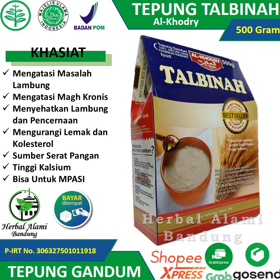 

Kirim sekarang Tepung Gandum TALBINAH AL KHODRY Mengatasi Masalah Lambung Dan Gangguan Perncernaan S0L