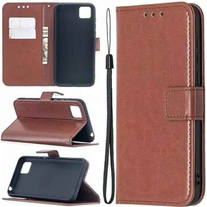 FLIP CASE INFINIX HOT 9 PLAY/HOT 10 / FLIP MAGNET DOMPET KULIT HP