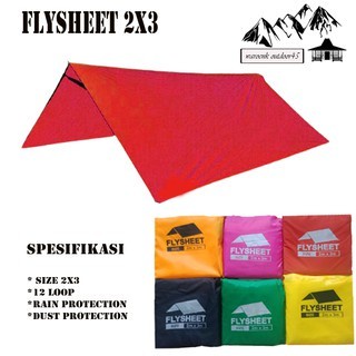Terlaris Camp Flysheet 3X3/Flysheet 3X4/Flysheet 2X3 /Flysheet3X6/Flysheet 4X6