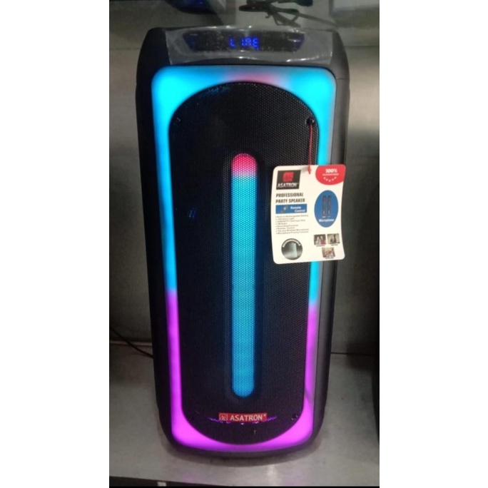 Speaker Aktif Bluetooth Portable Asatron Hiphop 2X8Inch Hip Hop Inarahza
