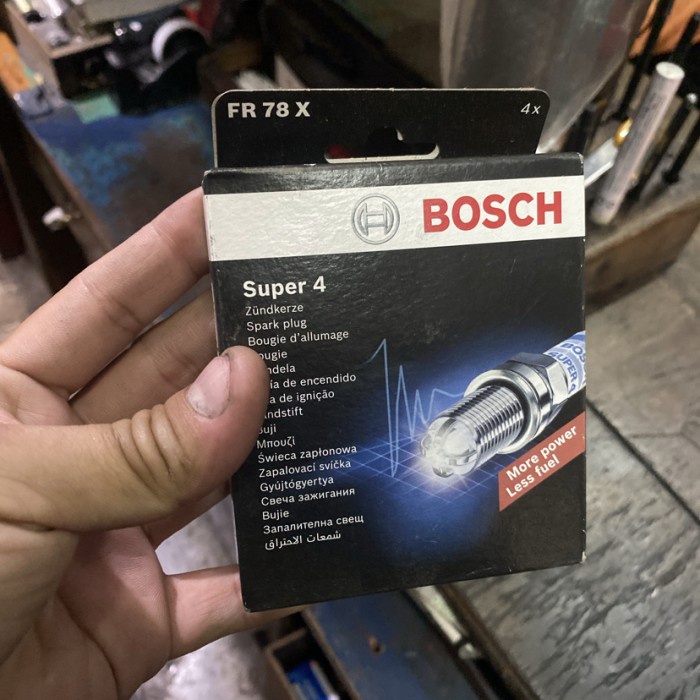 Terlaris Busi Bosch Super 4 Fr78X Kaki 4