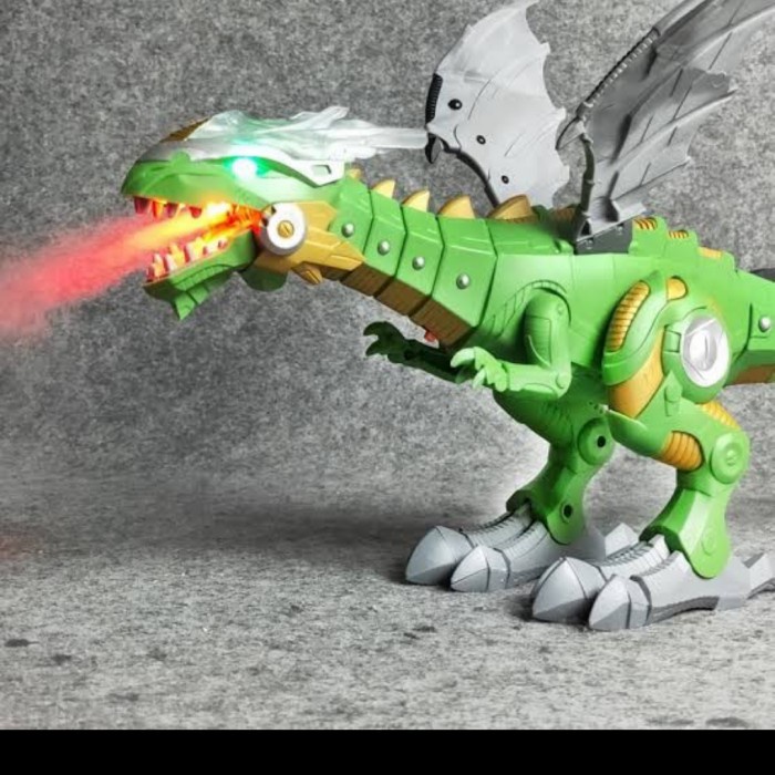 Mainan Dino Dinosaurus Naga Bisa Keluar Nyala Lampu