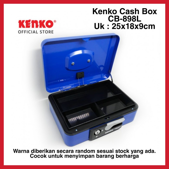 

Terlaris Cash Box Kenko Cb-898L / Kotak Uang / Kotak Kas / Brankas