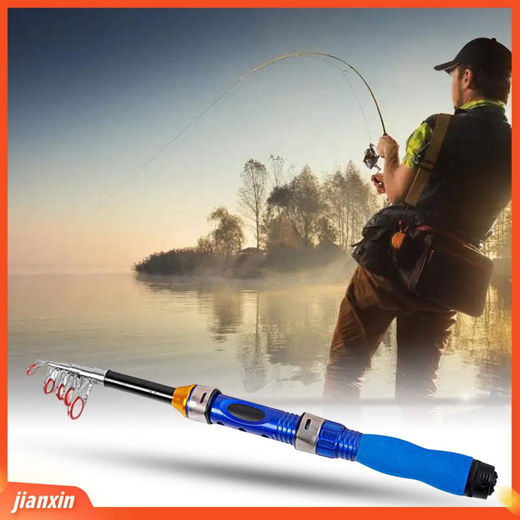 [Jianxin] 1-2.3m Sea Pole Telescopic Super Hard Portable Mini Sea Pole Rivers Tasik Peralatan Pancing Untuk Outdoor