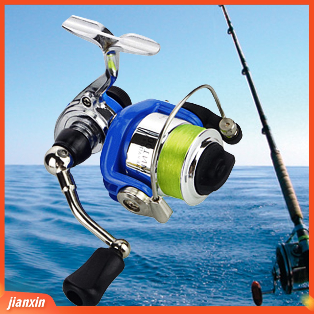 [Jianxin] Fishing Reel / Penggulung Senar Pancing Desain Ergonomis Diameter Besar Bahan Metal