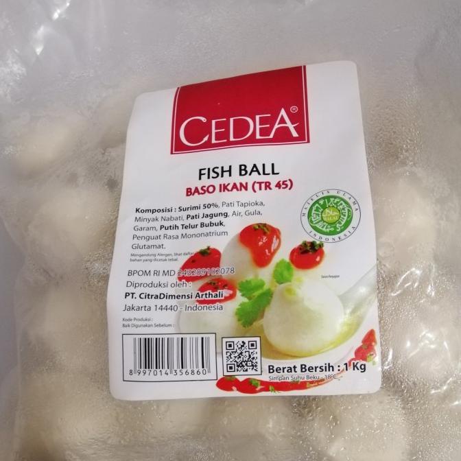 

Cedea Fish Ball (Halal) 1000gr /Bakso Ikan