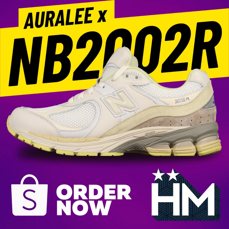 Auralee x NB Balance 2002R "White" M2002RA1 (Size 36-45)