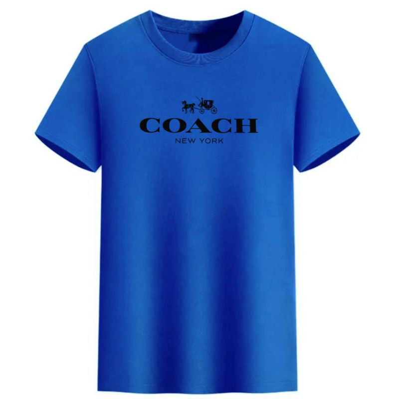 Kaos Distro Pria Coach Baju Oblong Cowok Lengan Pendek Pakaian Atasan Pria Dewasa Cod