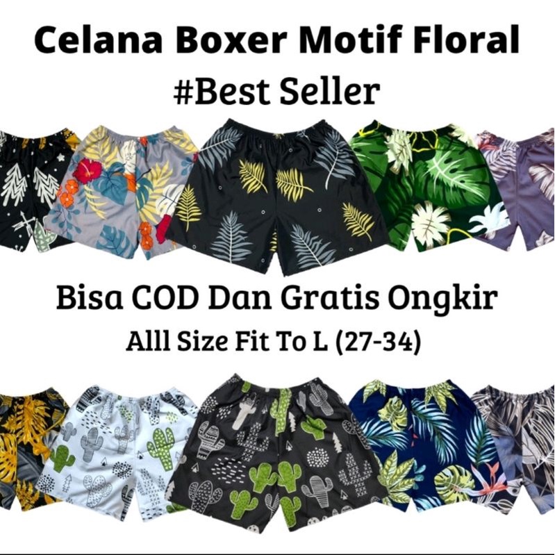 BELI BANYAK MAKIN HEMAT|BOXER AZIZOS MOTIF|BOXERAN MOTIF KECE|BOXERAN REMAJA MOTIF