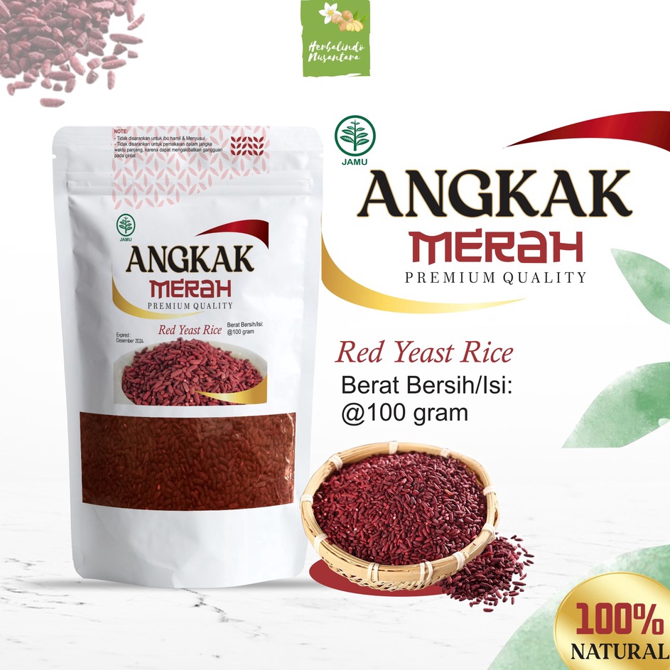 

Terbaru 3.3 Angkak, Angkak Merah, Angkak Beras Merah Asli 100 Gram PREMIUM