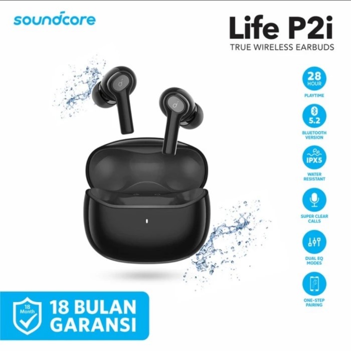 Terlaris True Wireless Earbuds Anker Soundcore Life P2I