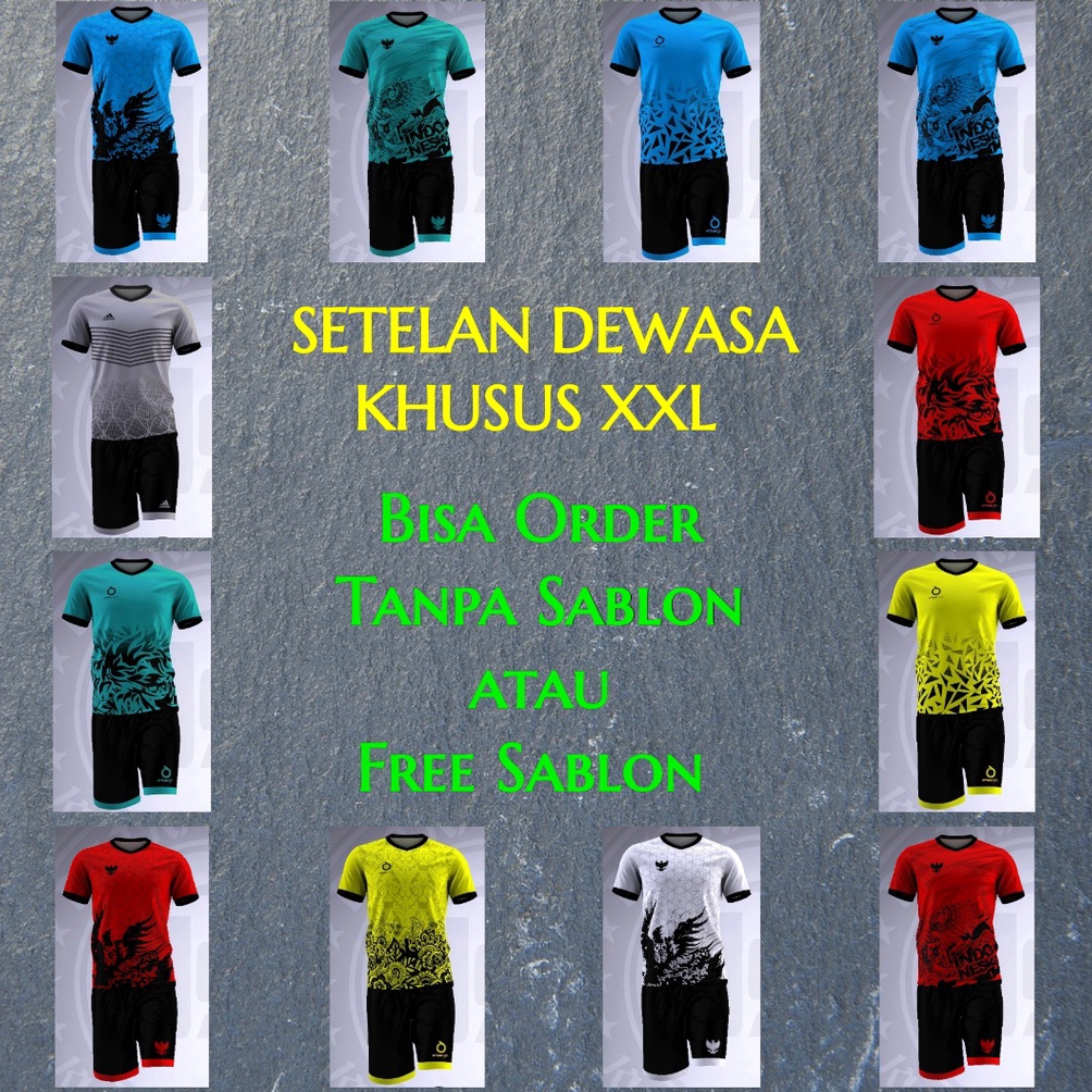 Baju Futsal Dewasa XXL | Baju Bola Big Size | Baju Bola Dewasa XXL | Jersey Futsal XXL | Jersey Futs