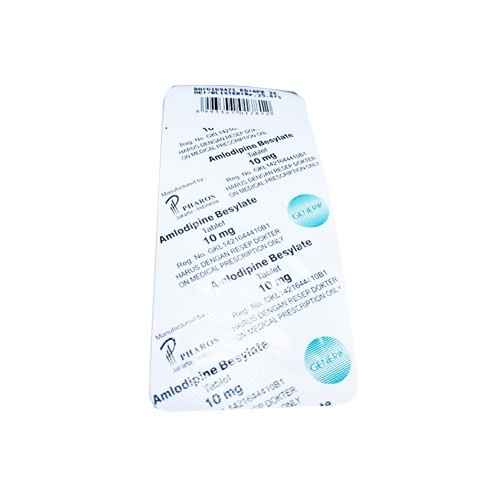 AMLODIPINE 10 MG OGB 1 BLISTER 10 TABLET/HIPERTENSI/DARAH TINGGI