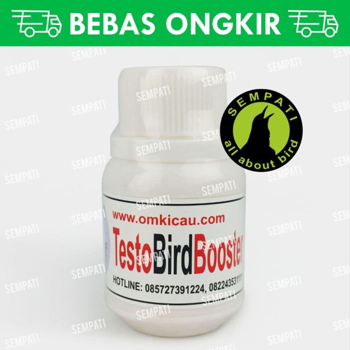 Terlaris Testo Bird Booster Om Kicau Obat Burung Sakit Macet Bunyi Mental