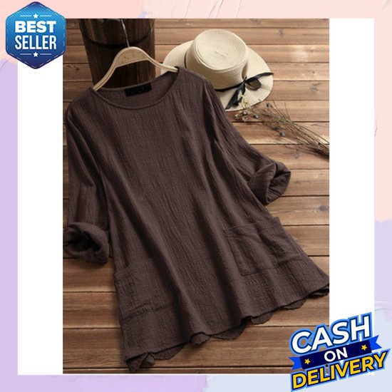 Terbaru Atasan Tunik Modern Design Elegan 2023/2024 Model Terbaru Best Baju Terbaru - Liana Tunik C