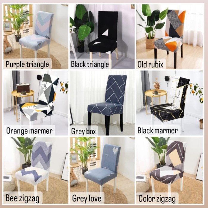 Terlaris Sarung Kursi Bangku / Sarung Kursi Makan / Penutup Kursi Makan