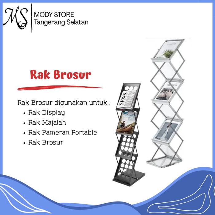 

Terlaris Rak Brosur Lipat 4 Susun