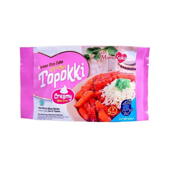 

MAMASUKA TOPOKKI CREAMY 134 GR - READY TO COOK