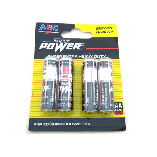 ABC SUPER POWER R-6AA4 PC - BATERAI