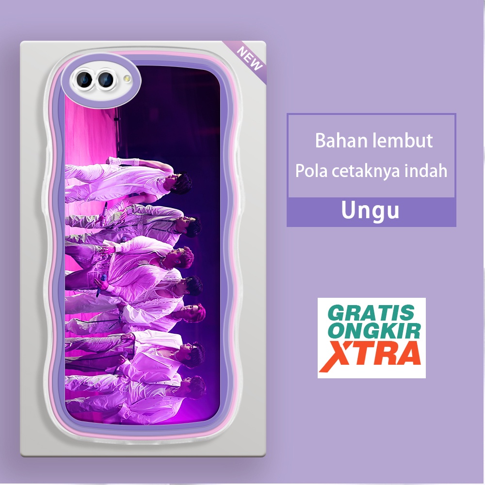 Mulia OPPO NEO 9 A3S A5 A7 A5S A9 2020 A12 A12S A12E  Casing Ponsel  Konser BTS Korea  warna-warni g
