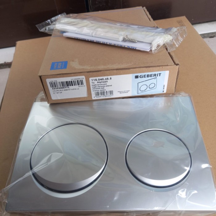 Terlaris Tombol Kloset Toto Geberit Alpha Tipe 115.040.46.5 U/ Cw822Nj Cw824Npj