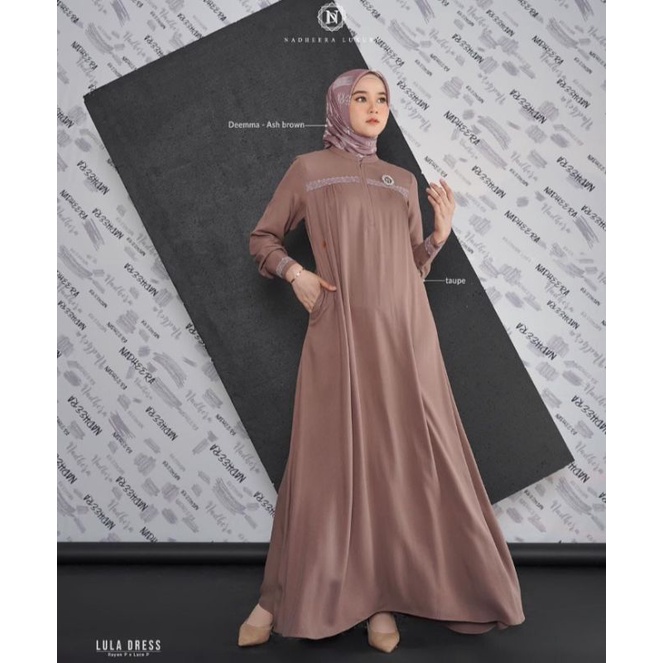 baju gamis Lula dress origial Nadhera luxury
