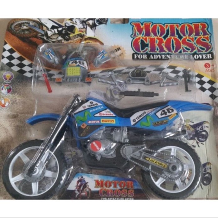 PROMO MURAH MAINAN MOTOR CROSS RAKIT BESAR - MINIATUR MOTOR TRAIL ANAK LAKI TERBARU