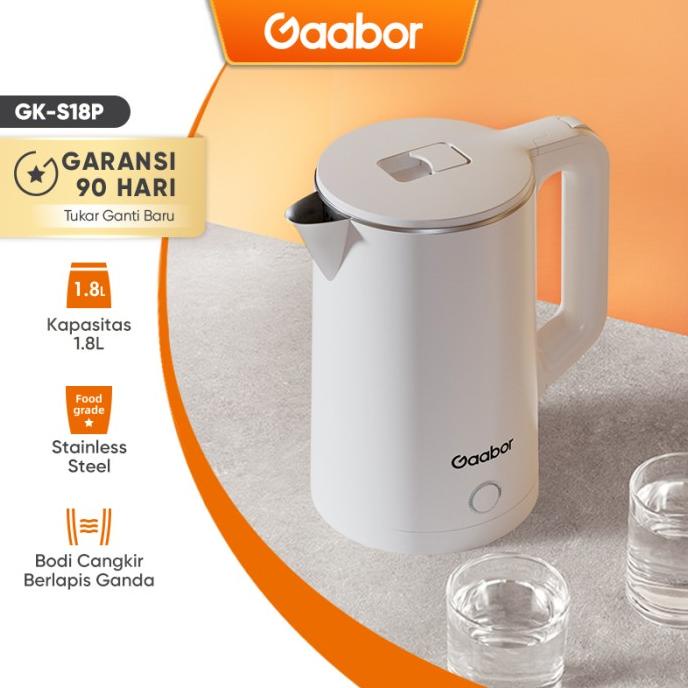 Gaabor Electric Kettle Teko Listrik Pemanas Air 1.8 L /GK-S18P
