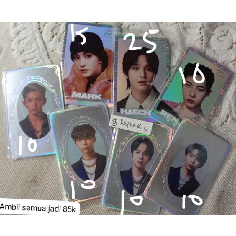 (UNOFFICAL // READ DESC) SPECIAL TRADING CARD NCT DREAM HAECHAN KOREK & SPECIAL YEARBOOK NCT RESONAN