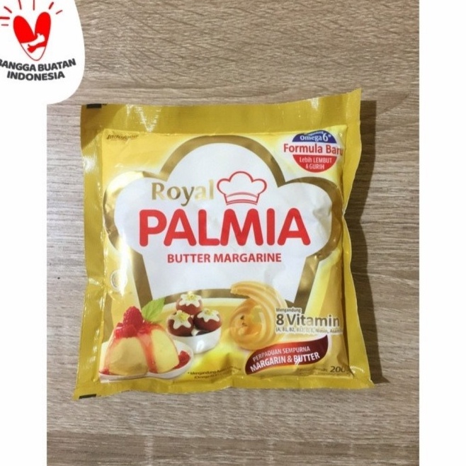 

ORIGINAL% Royal Palmia Butter Margarine 200gr (EXP APR 2024)