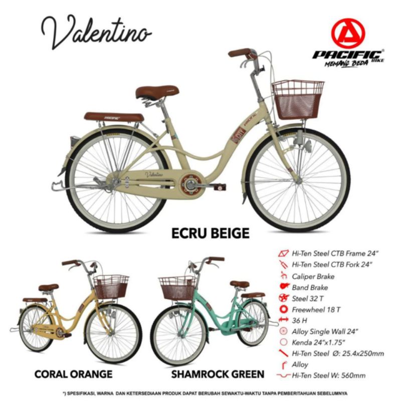 Sepeda CTB 24 inch Pacific Valentino