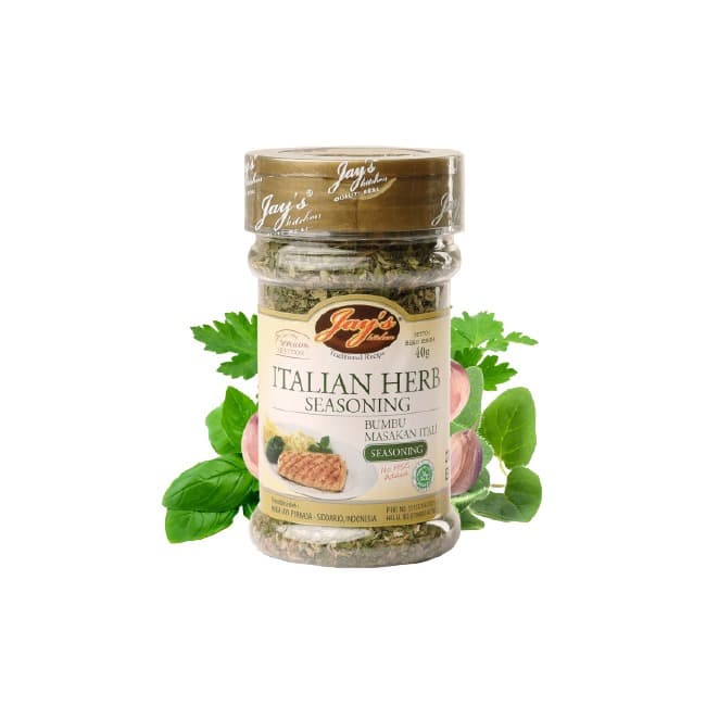 

JAY'S KITCHEN ITALIAN HERB SEASONING 40GR JAYS BUMBU REMPAH KHAS ITALIA JAY