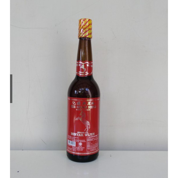 

MINYAK WIJEN KUDA ZEBRA KIE GUAN HING MINYAK WIJEN BOTOL HALAL 600 ML