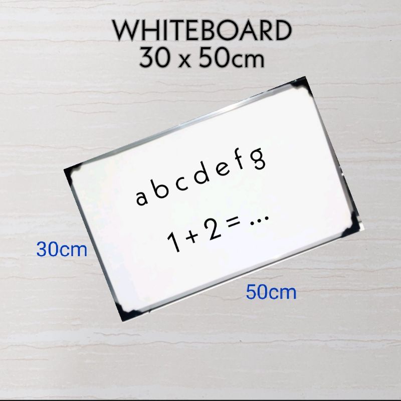 

PAPAN TULIS WHITEBOARD / WHITE BOARD 30 X 50CM