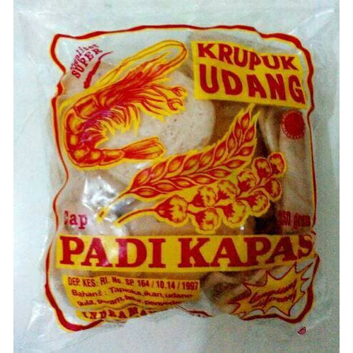 

KERUPUK UDANG CAP PADI KAPAS 250 GRAM