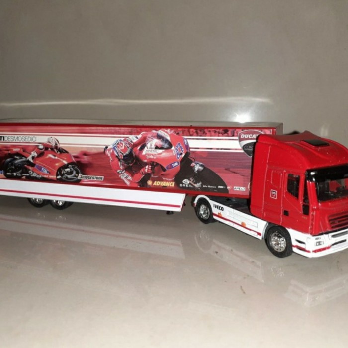 PROMO TRUCK IVECO MOTOGP DUCATI NEWRAY 87 TERBARU