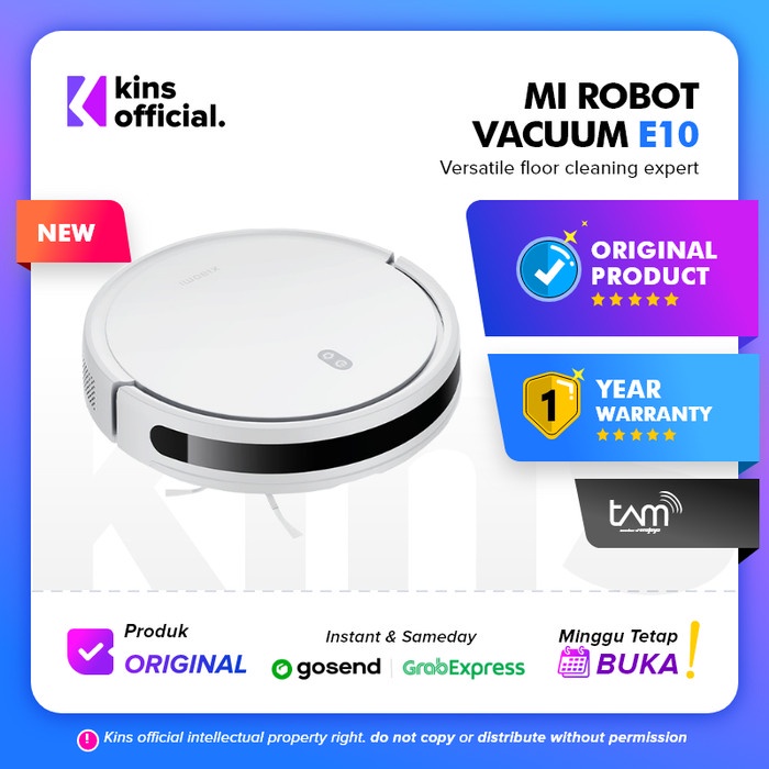Terlaris Xiaomi Robot Vacuum E10 / Xiaomi E10 Mi Robot Vacuum E10 Garansi Resmi