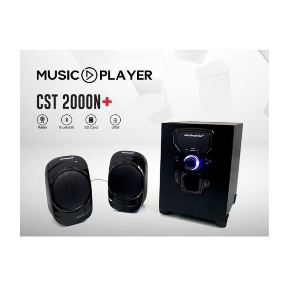 Simbadda CST 2000N+ Speaker Aktif Bluetooth USB Radio - PAKAI REMOTE