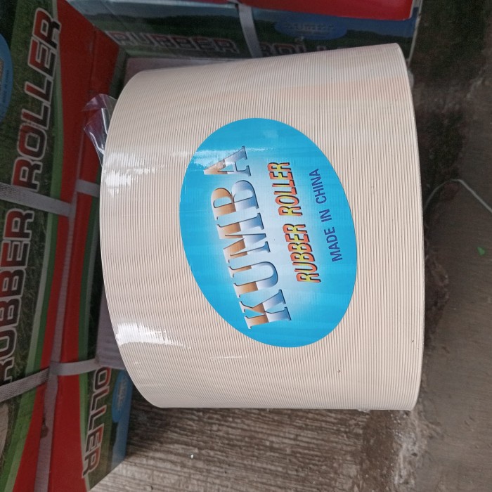 ROLL PENGILING PADI / RUBBER ROLL 6" PUTIH BARU