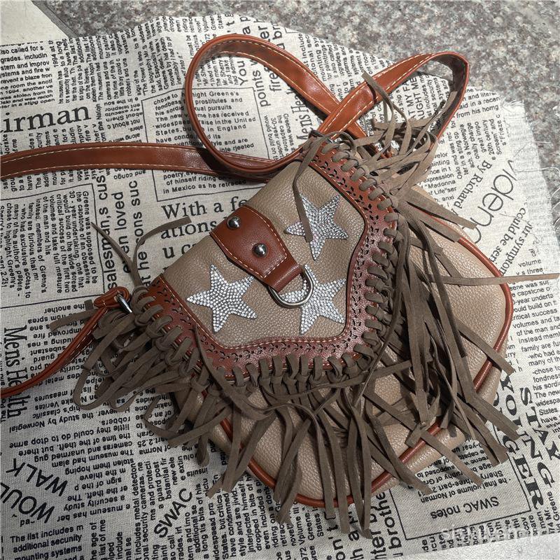 [✅BISA COD] #Sisjuly# Tas Selempang Y2K Wanita / Tas Pelana Bahu Tunggal Amerika / Tas Selempang Ket