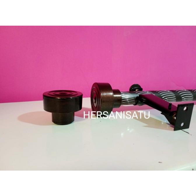 Rollet Tiang Gorden Rel Gordyn Full Set Besi Gorden Pintu Mini Tabung