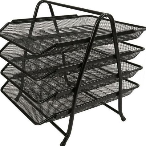 

SHENAR, RAK DOKUMEN KERTAS 4 SUSUN / TEMPAT FILE DOKUMEN / LETTER TRAY