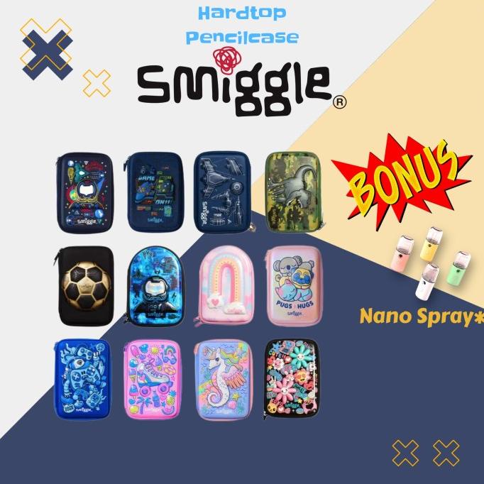 

SMIGGLE Hardtop Pencil Case SMPU Tempat Kotak Pensil Smiggle 3D Kartun