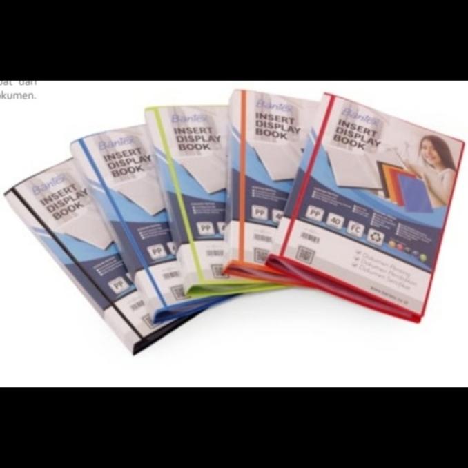 

Clear Holder F4 40 lembar Bantex 3185 / Display Book F4 40 Lembar