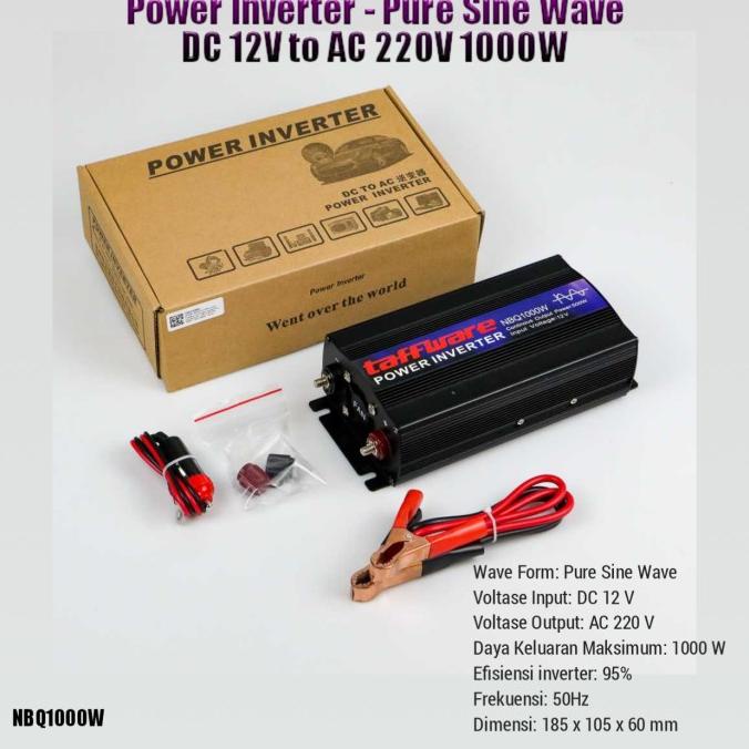 Sale Power Inverter Pure Sine Wave Psw Dc To Ac 1000 Watt Msw 75W 150W 500W Termurah Terlaris