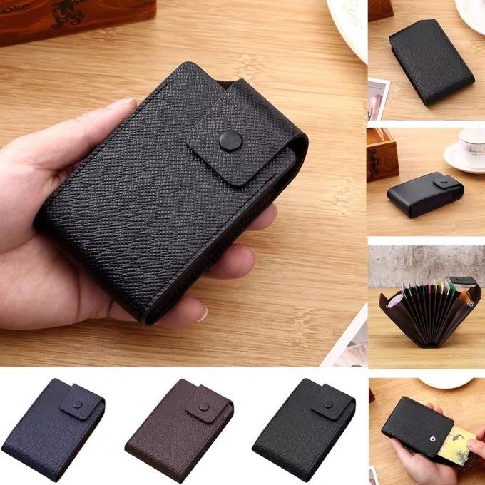 

Vertical Leather Credit Card Holder Wallet Dompet Kartu Kredit